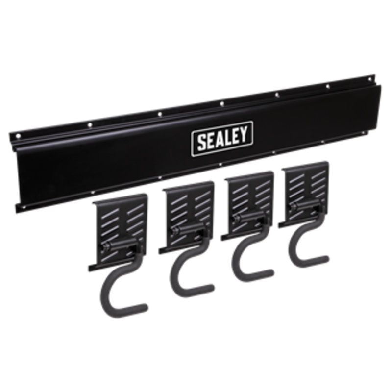 Sealey | Wall Mounting 4 Hook Storage Rail - APHKIT5