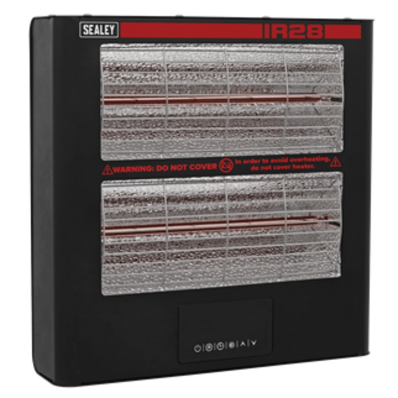 Sealey | Wall Mounting Infrared Quartz Heater 2.8kW/230V - IR28