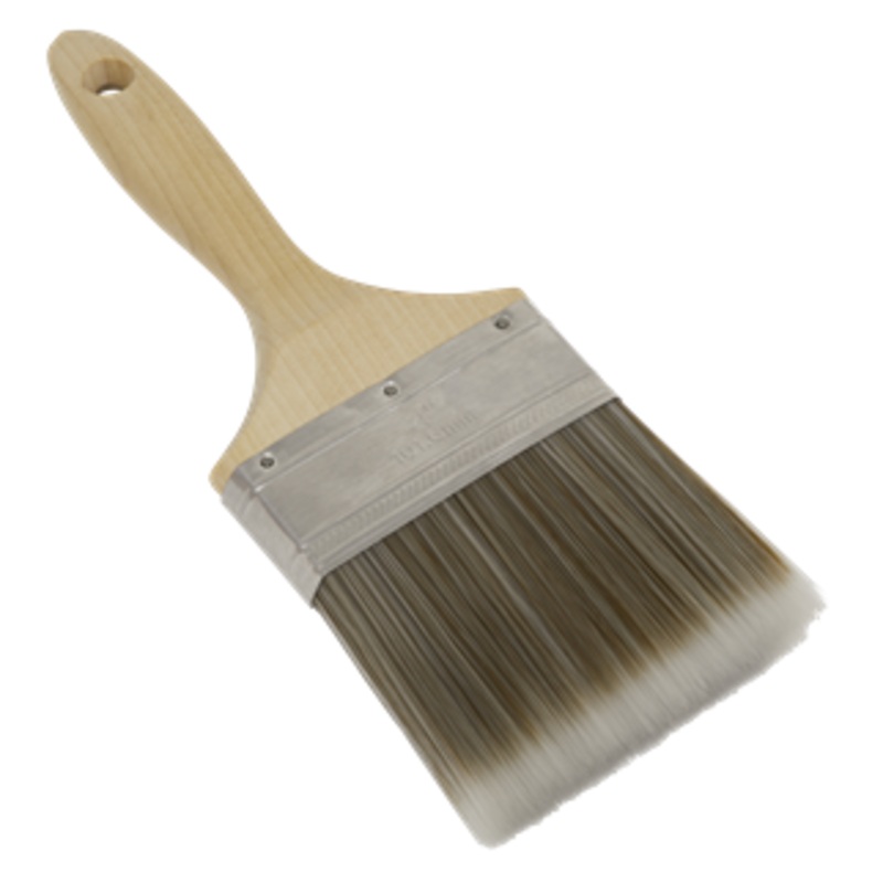 Sealey | Wooden Handle Paint Brush 100mm - SPBS100W