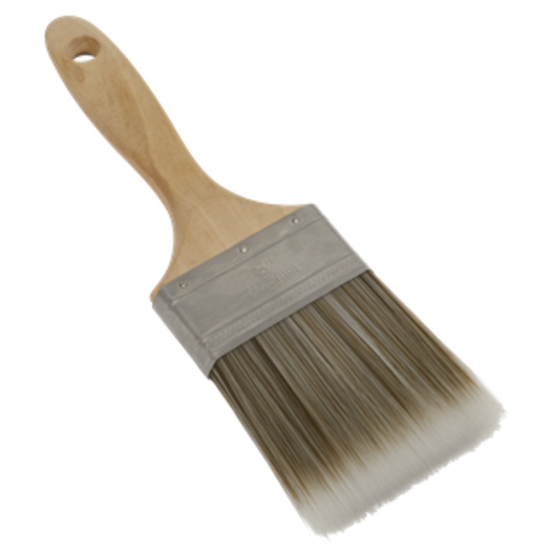 Sealey | Wooden Handle Paint Brush 76mm - SPBS76W