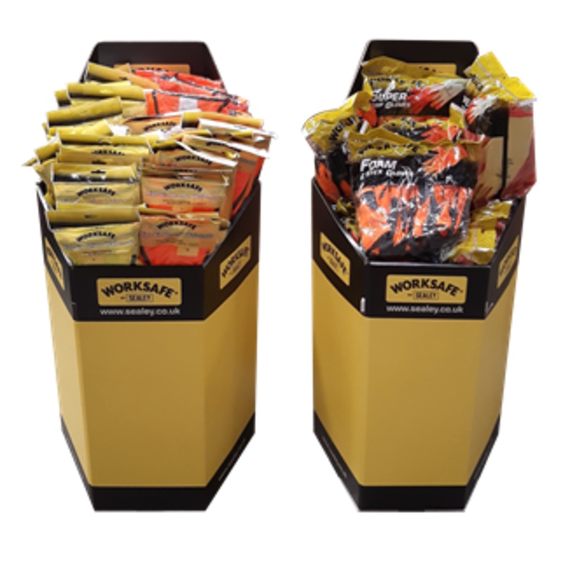 Sealey | Worksafe Dump Bin - Hi-Vis Waistcoats - WDBHV1