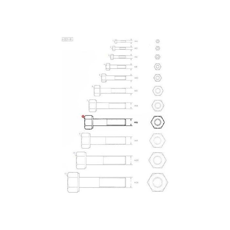 *STOCK CLEARANCE* - Bolt M16x40 - 390419X1