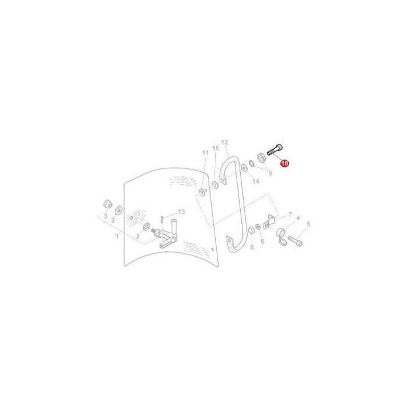*STOCK CLEARANCE* - Massey Ferguson Screw Window Mechanism  3011842X1 Genuine Part