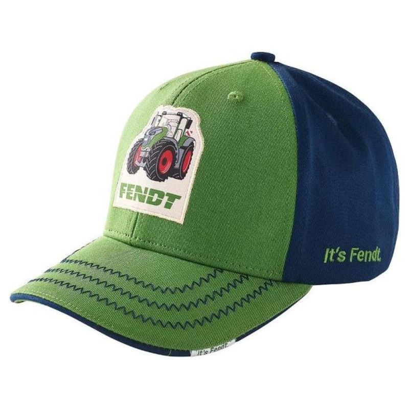 Fendt Children's Cap  Two-Tone Design with Tractor Print & Adjustable Fit | X991020129000