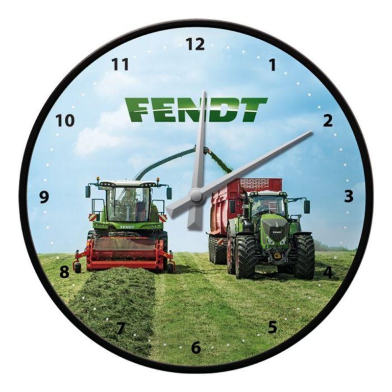 Fendt Wall Clock  Stylish Metal Frame & Glass Front, 31 cm | X991020239000