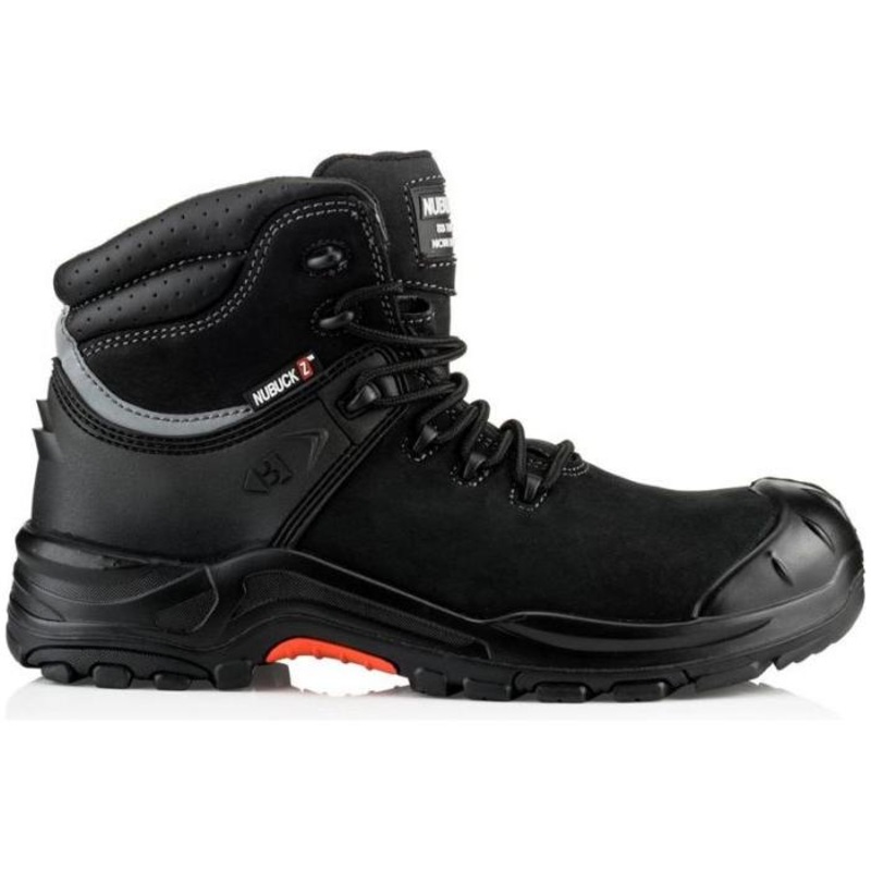 *SPECIAL PRICE* - Buckler Nubuckz Safety Lace Boots Nkz102Bk | S3S Certified Protection