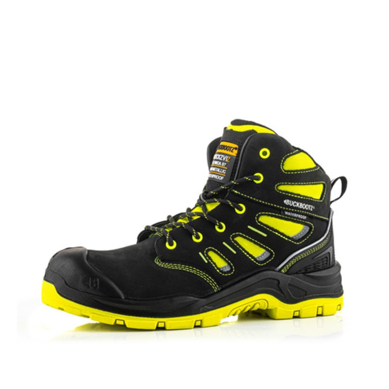 *SPECIAL PRICE* - Buckler Safety Lace Boot BVIZ2 YL  Hi-Viz, Waterproof, Size 6