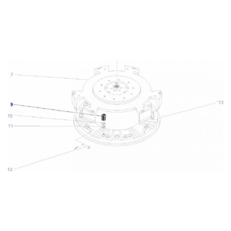 *STOCK CLEARANCE* - Clutch Spring for MF Tractors | High-Performance Fit | 3603609M1