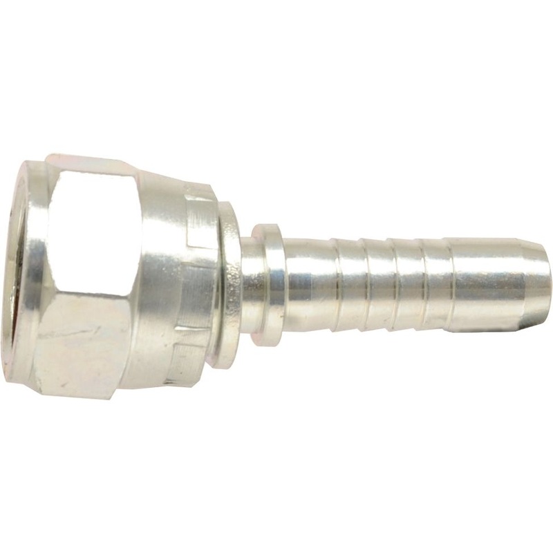 Dicsa JIC 37 Hose Insert 1/4'' x 7/16'' Female Thread Straight Swivel | Sparex Part No.S.53100