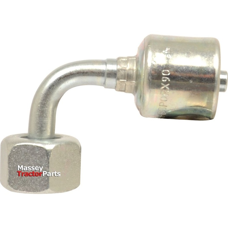 Gates BSP 60 Hose Insert 1'' x 1'' Female 90 Swept Swivel - S.116155