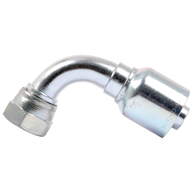 Parker JIC 37 Hose Insert 5/8'' x 7/8'' x 14'' Female 90 Swept Swivel (Short) - S.7231410