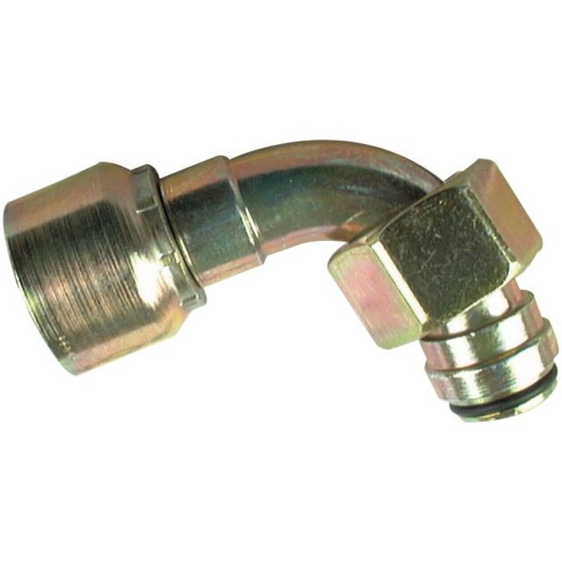 Parker Metric Hose Insert 1/4'' x M18 x 1.50 Female 90 Swept Swivel Light Series - S.3331804