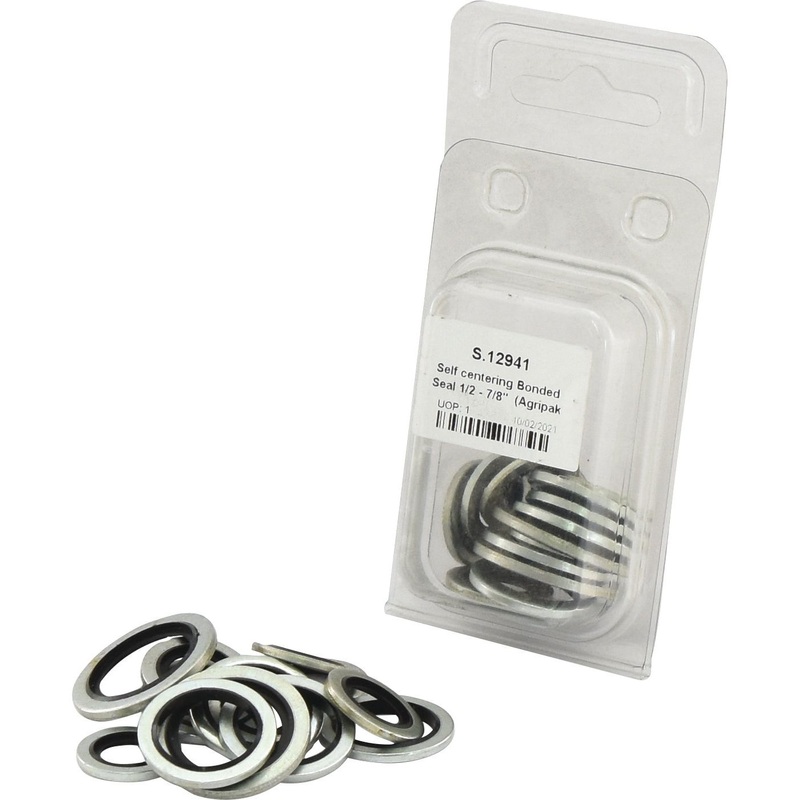 Self centering Bonded Seal 1/2 - 7/8'' (Agripak 14 pcs.) | Sparex Part No.S.12941