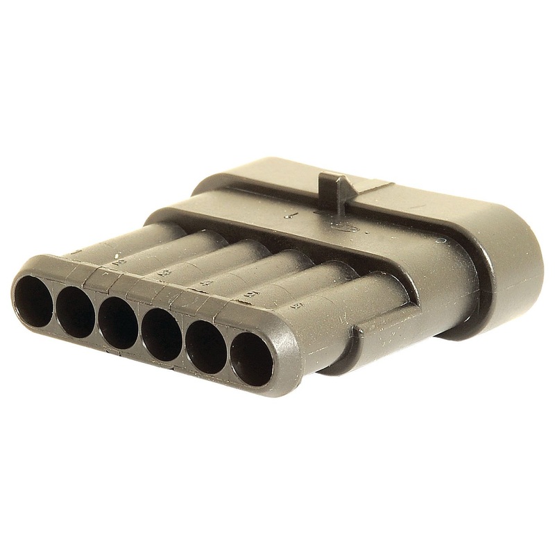 Superseal Block Connector - 6 Way - Female | Sparex Part No.S.792371