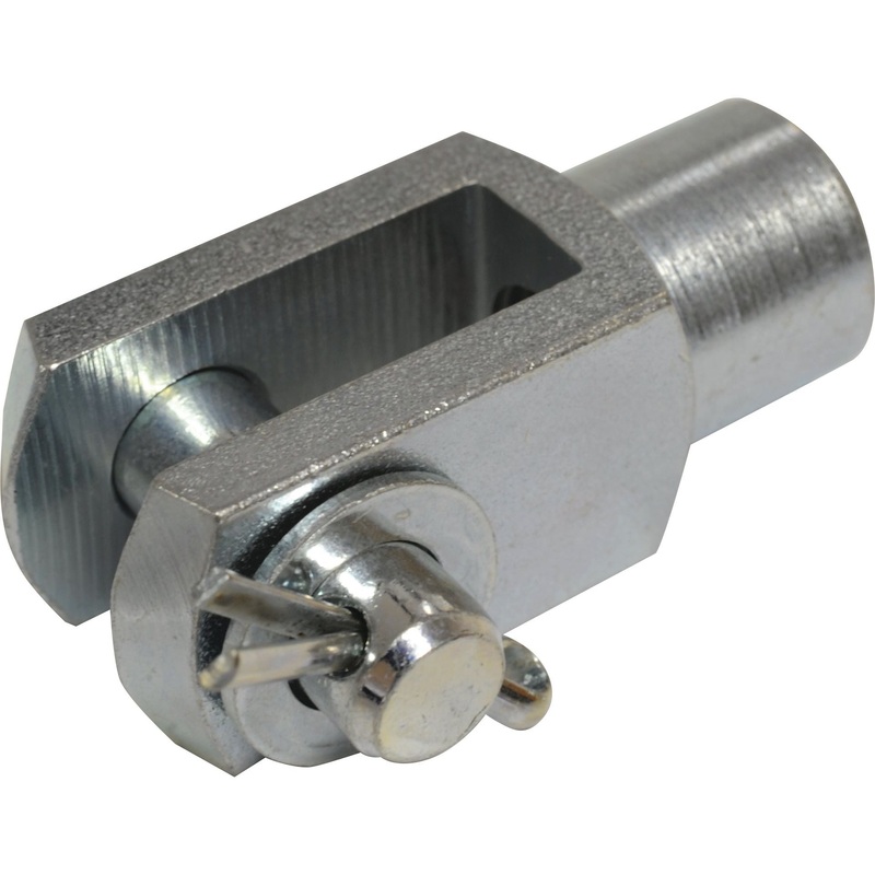 Metric Clevis End with Pin M14 (DIN 71751) | Sparex Part No.S.51310