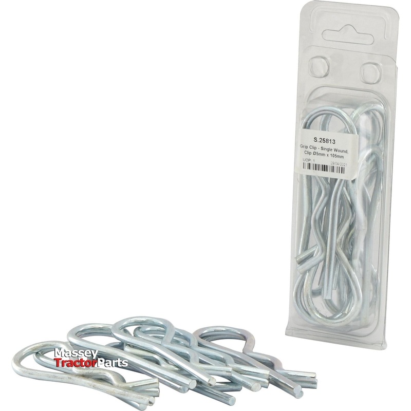 Grip Clip - Single Wound, Clip 5mm x 105mm | Sparex Part No.S.25813