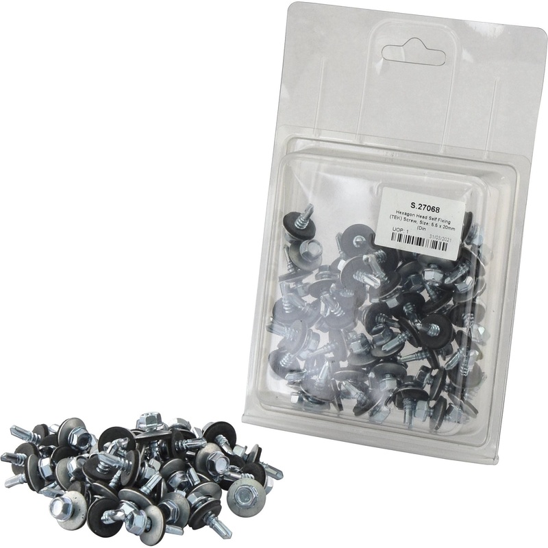 Hexagon Head Self Fixing (TEK) Screw, 5.5x20mm (DIN 7504K) | Sparex Part No.S.27068