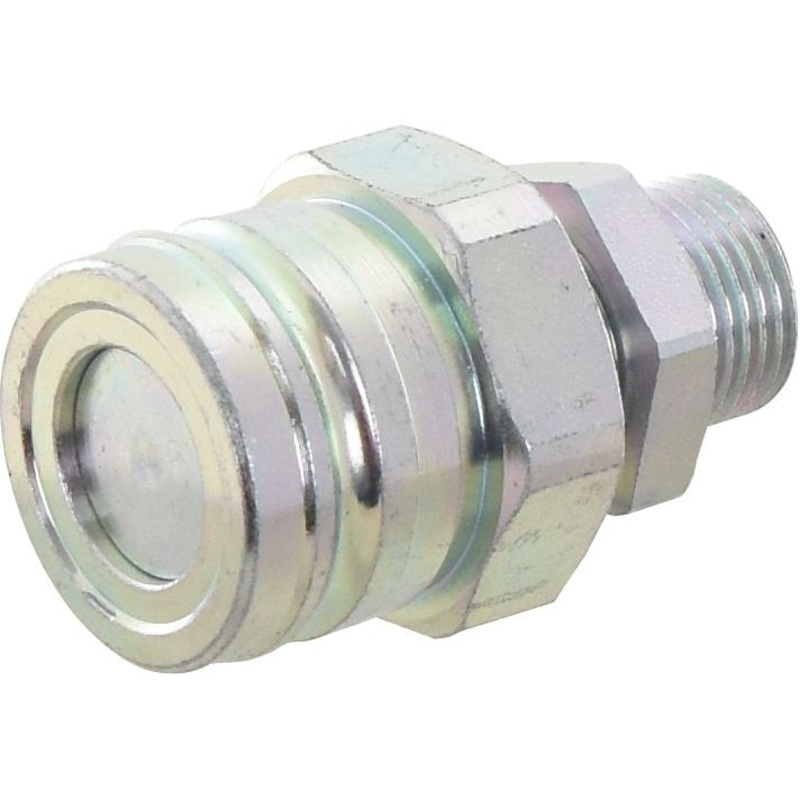 Faster Hydraulic Trailer Brake Coupling Male M22 x 1.50 Metric Male Bulkhead | Sparex Part No.S.112795