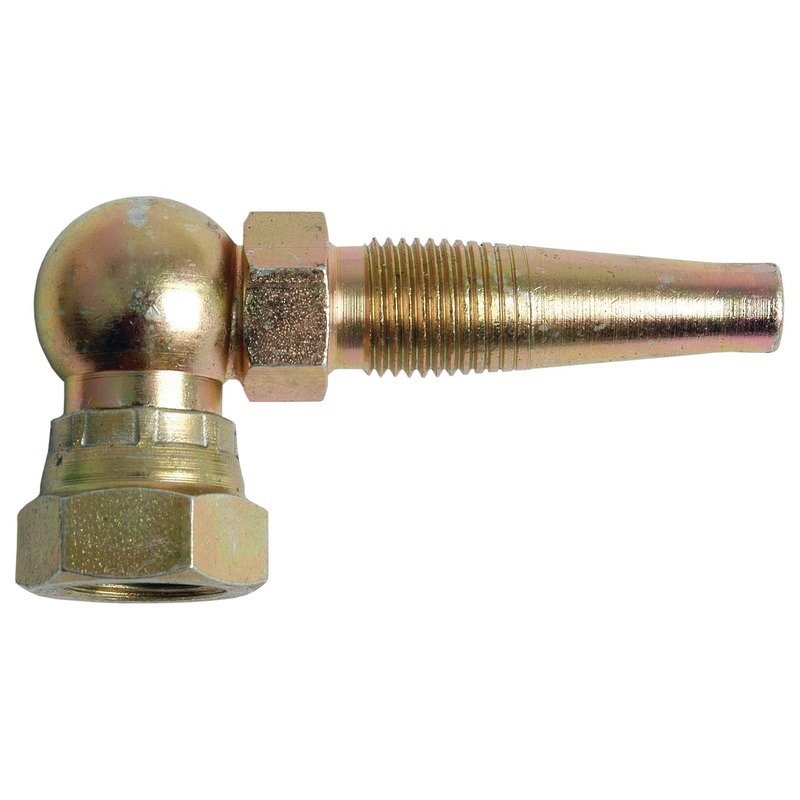 Hydraulic 2-Piece Re-usable Coupling insert 3/8'' x 3/8''BSP female 90 compact | Sparex Part No.S.12174