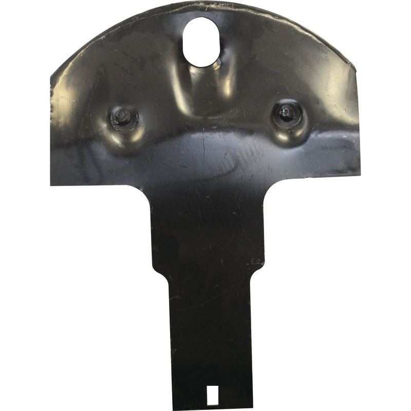 Skid - Length:406mm, Width:302mm, Depth:37.5mm - Replacement for Kuhn, John Deere To fit as: 56809300 | Sparex Part No.S.110619