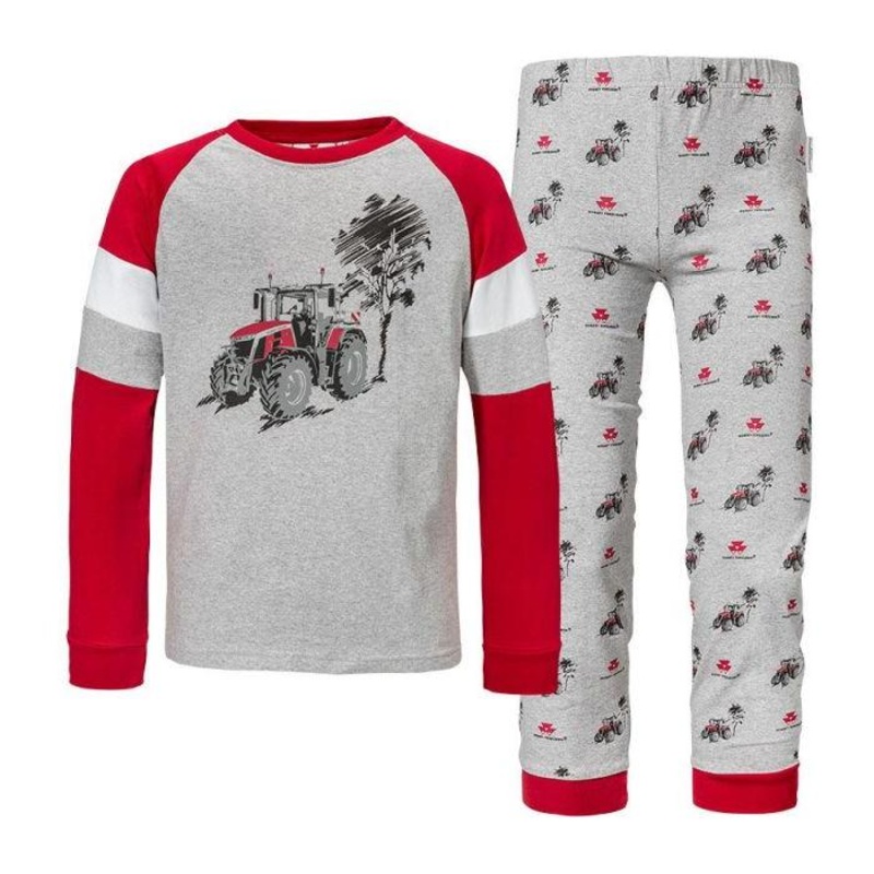 *SPECIAL PRICE* - Massey Ferguson Kids Pyjama Set with 8S Tractor Print  X993312103