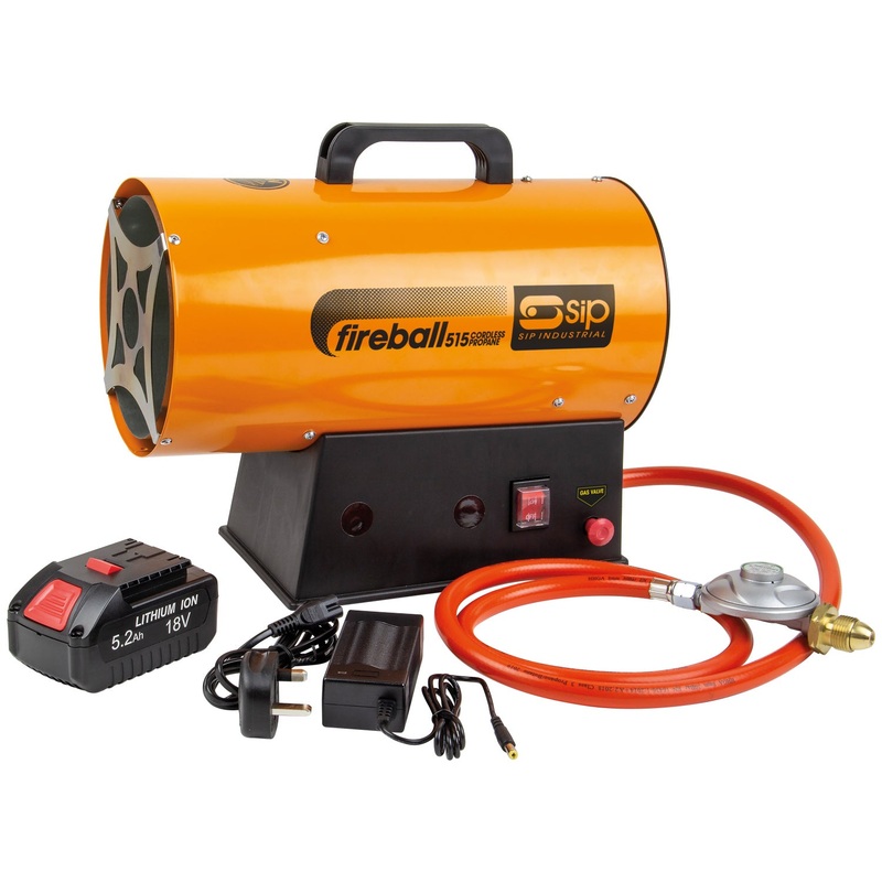 SIP FIREBALL 515 Cordless Propane Heater | 15kW Output | IP-09269