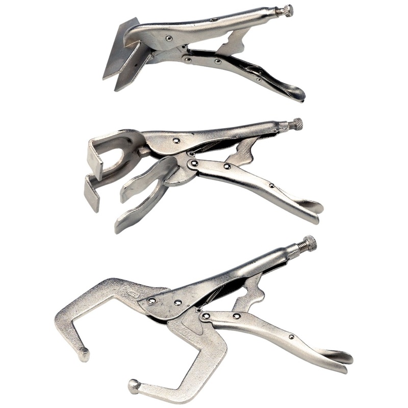 SIP Heavy-Duty Welding Clamp Set  3pc All-Metal Design | SIP-09530
