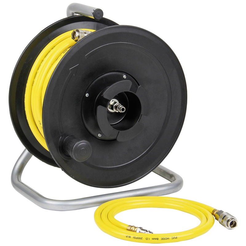 SIP Major Air Hose Reel 20  20m Hose with Through Flow & Metal Casing | SIP-07970
