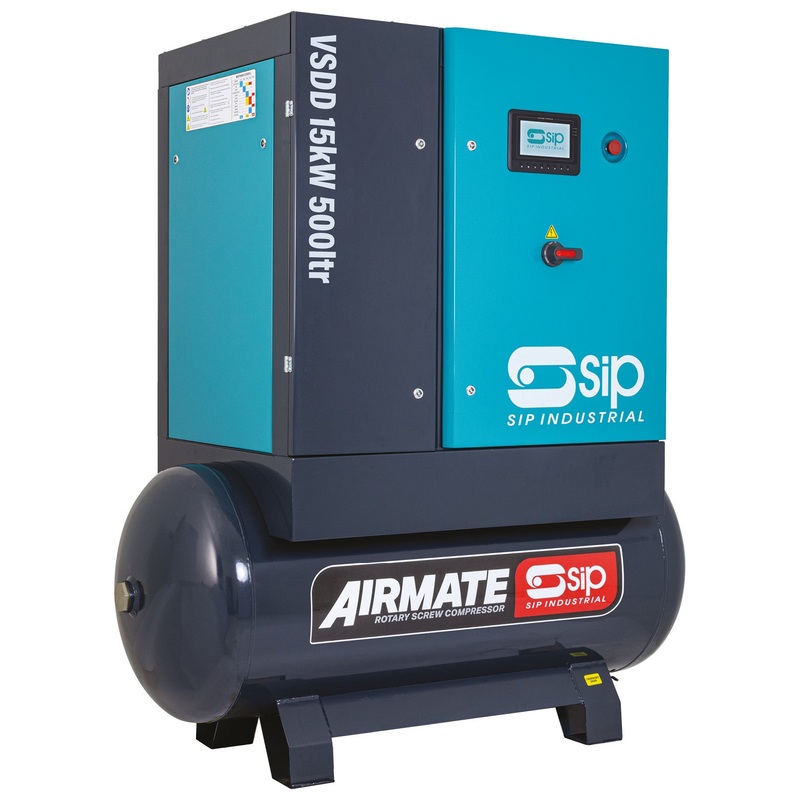 SIP VSDD 15kW 10bar 500L Rotary Screw Compressor | IP-08268