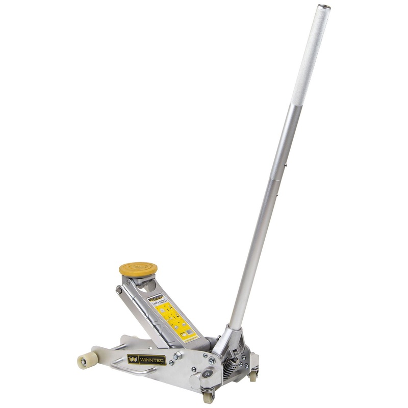WINNTEC 1.35 TON Aluminium Racing Trolley Jack  Lightweight & Durable | SIP-09804