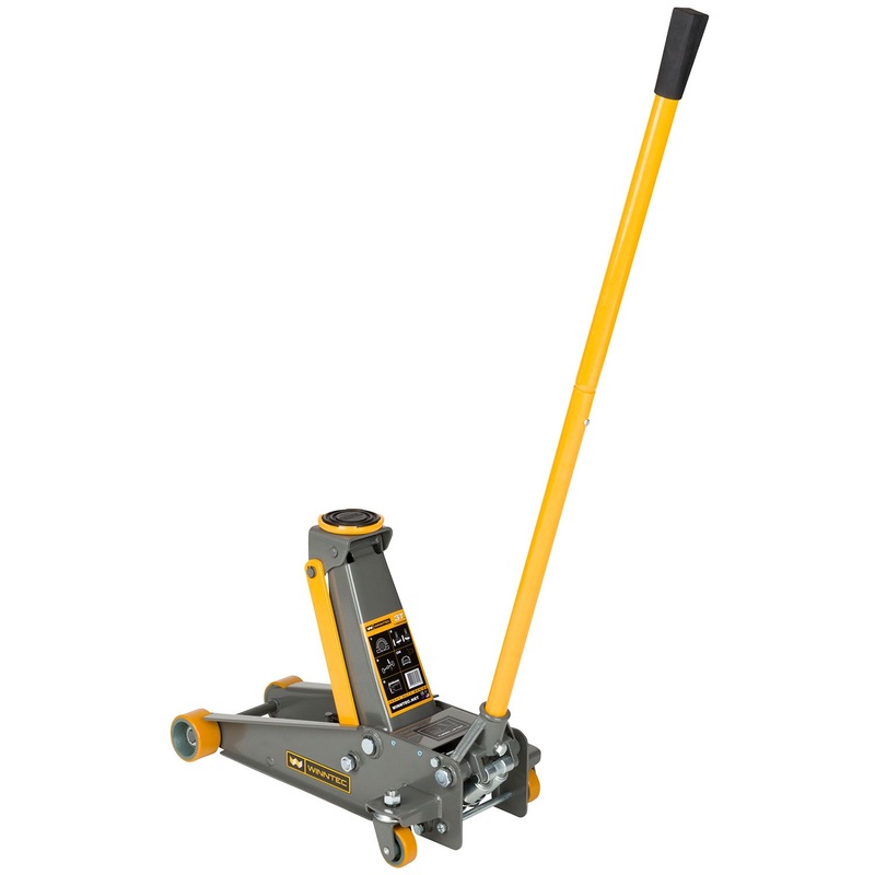 WINNTEC 3 TON Turbo-Lift Trolley Jack  450mm Lift, PU Wheels | SIP-09702