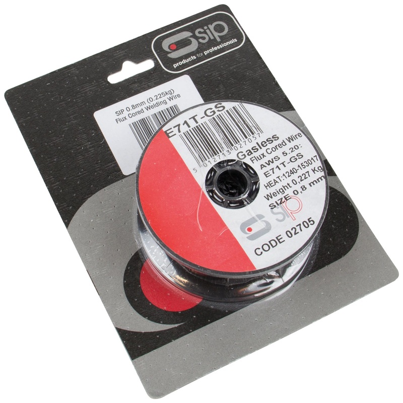 SIP 0.22kg x 0.8mm Flux-Cored Gasless MIG Wire Pack SIP-04055