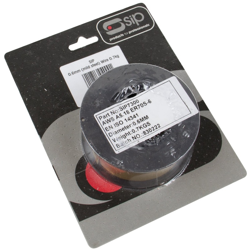 SIP 0.7kg x 0.6mm Mild Steel MIG Welding Wire Precision Pack SIP-04000