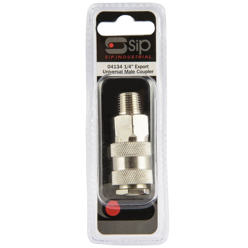 SIP 1/4" Universal Male Coupler Quick Release Air Tool SIP-04134