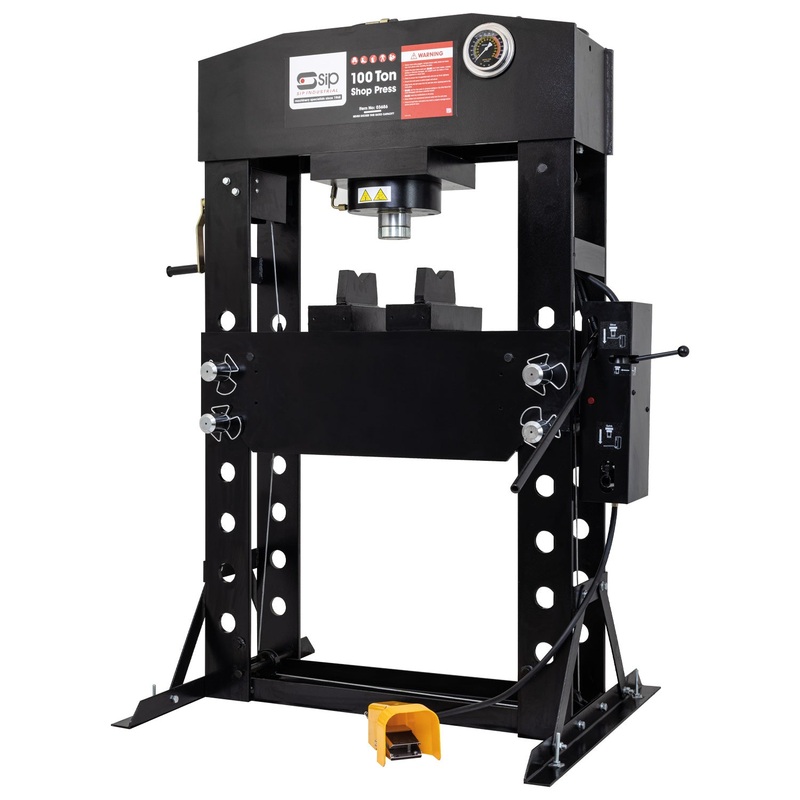 SIP 100 TON Shop Floor Press Heavy-Duty Pneumatic Frame SIP-03686