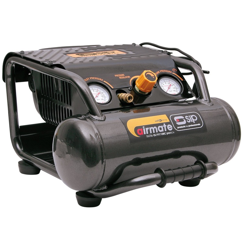 SIP 110v OL197/10RC Oil-Free Compressor with Control Panel  06256