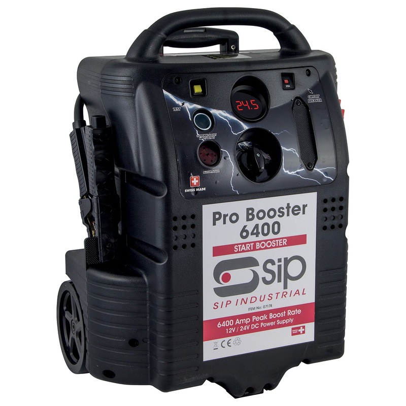 SIP 12v/24v Pro Booster 6400  Heavy-Duty Jump Starter | SIP-07178