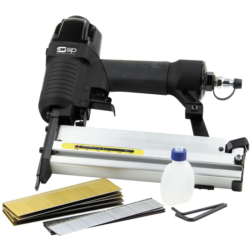 SIP 2-in-1 Air Nailer & Stapler Kit with Depth Control  SIP-06771