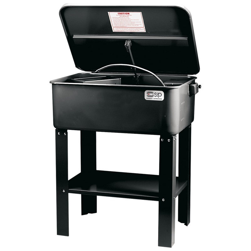 SIP 20 Gallon Parts Washer 90L Capacity with Safety Lid SIP-03834
