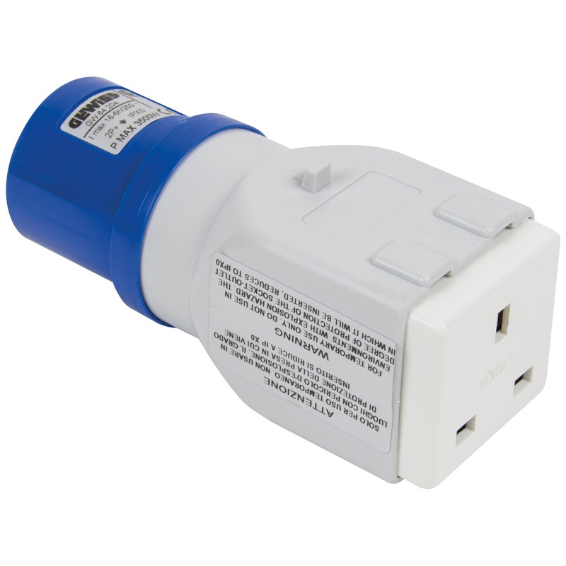 SIP 230v 13A to 16A Generator Socket Adaptor  SIP-04592