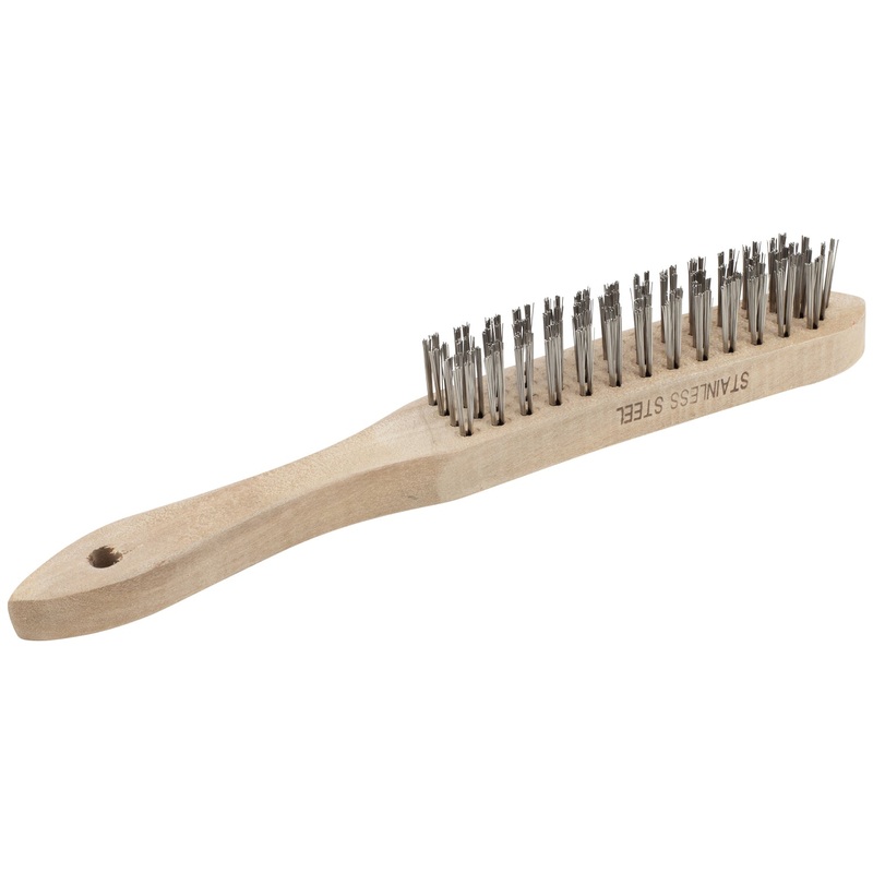 SIP 4-Row Wire Brush Stainless Steel Heavy-Duty Cleaning SIP-04171