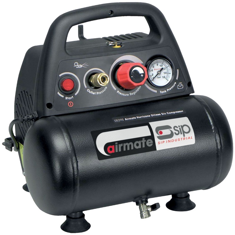 SIP 6ltr Oil-Free Direct Drive Compressor Portable  SIP-05295