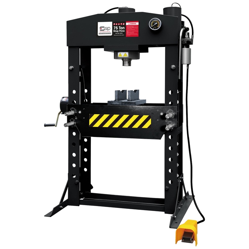 SIP 75 TON Shop Floor Press Pneumatic Steel Frame Press SIP-03696