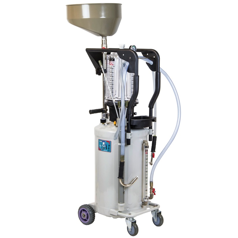 SIP 80ltr Suction Oil Drainer with Chamber & Tray Adjustable SIP-03722