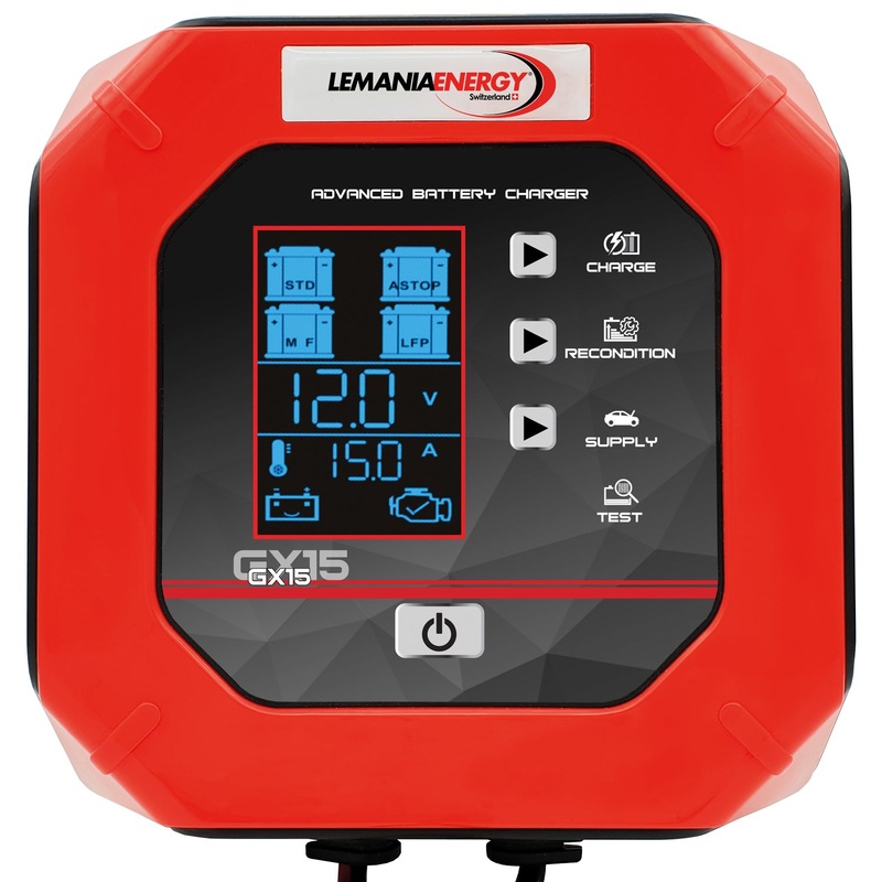 SIP GX15 Advanced Battery Charger 12v 15A Wall-Mountable  03574
