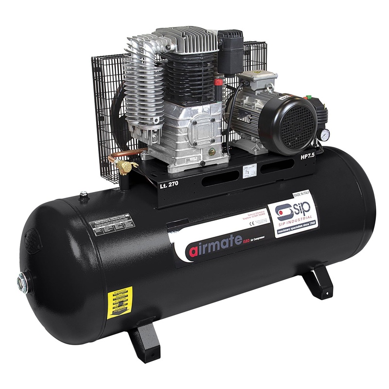 SIP ISBD55/270 3-Phase Industrial Compressor 270L  SIP-06289