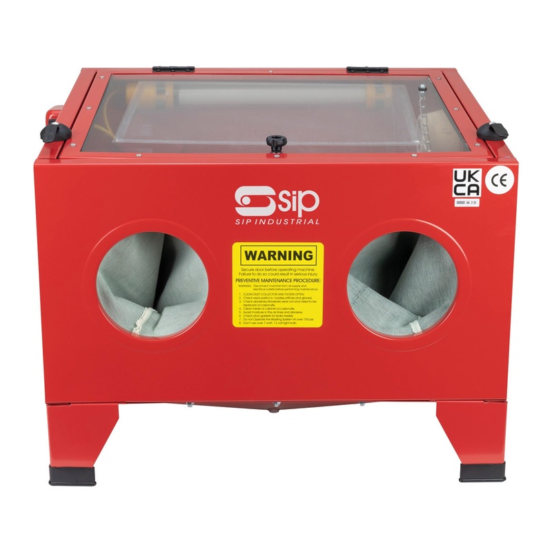 SIP Medium Sandblast Cabinet 700CFM Heavy-Duty Steel Unit SIP-03868