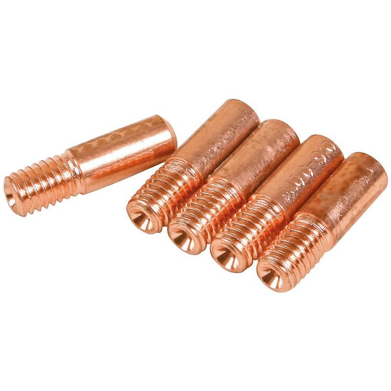 SIP MIG Tip Pack 5x 0.8mm M6 Reliable Welding Spares Set SIP-04144
