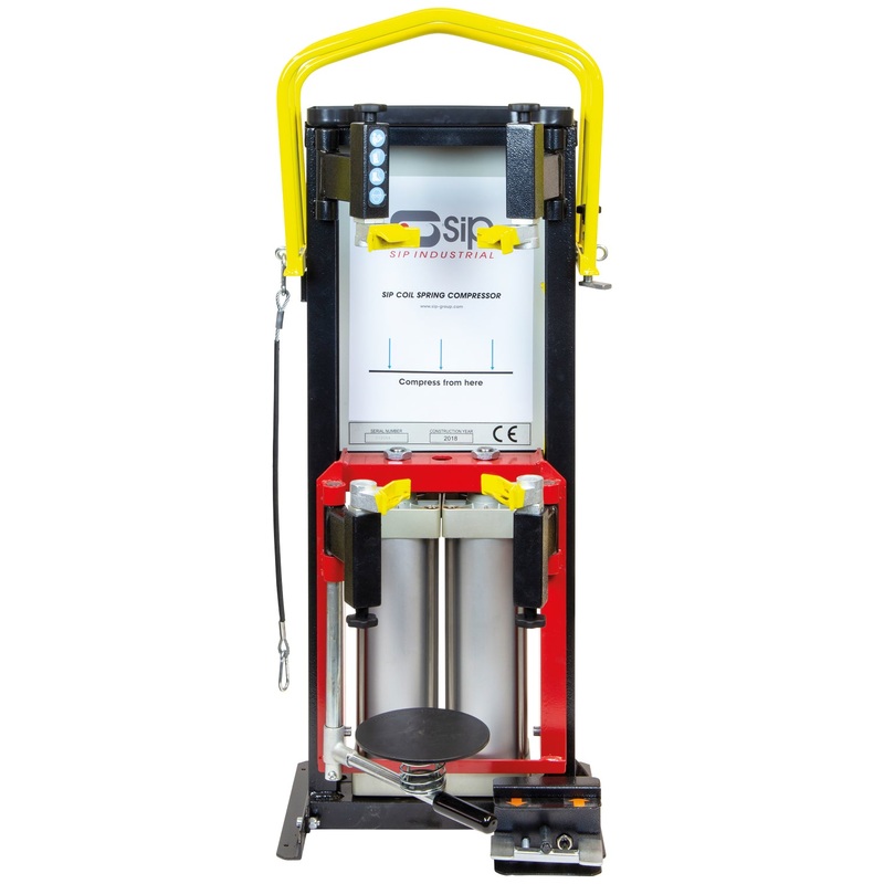 SIP Pneumatic Coil Spring Compressor with Safety Cage SIP-03661