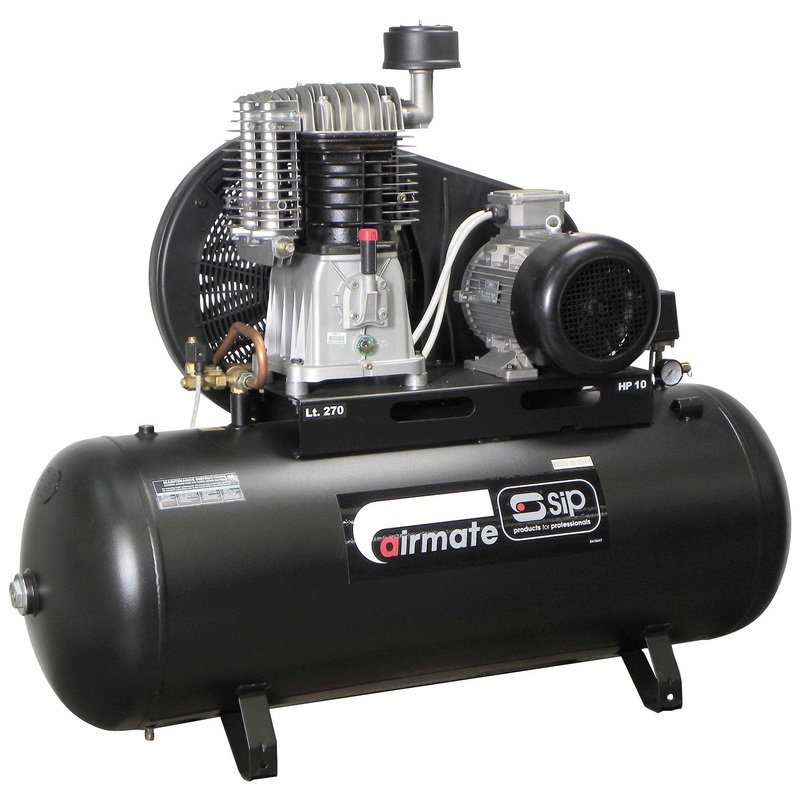 SIP TN10/270 270ltr Belt Drive Compressor  SIP-06587